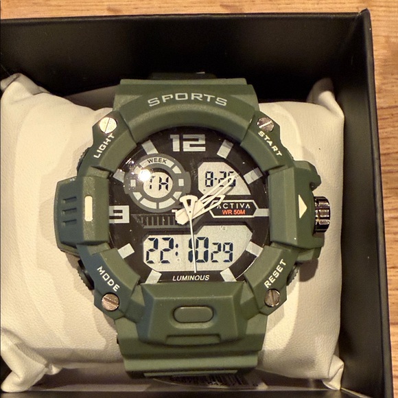 Ativa Other - Ativa Olive Green Digital Watch